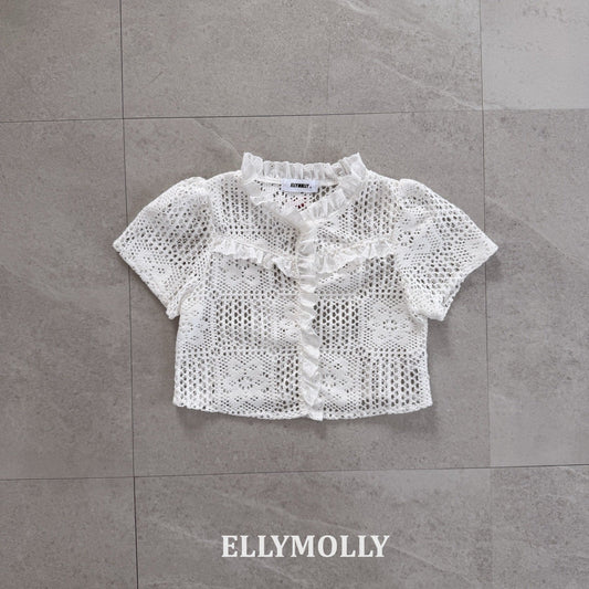 ELLYMOLLY rosy crochet bl (90-145cm)