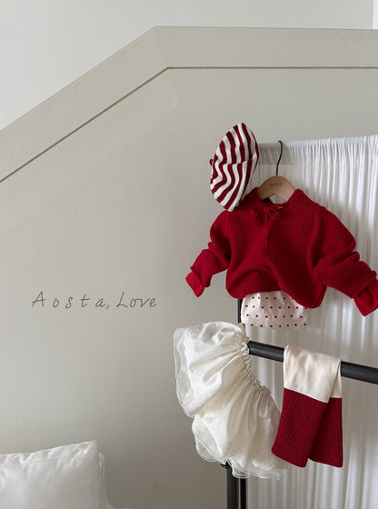 Aosta knit cookie beret