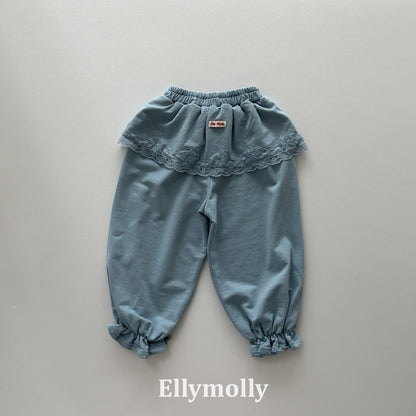 ELLYMOLLY cottage lace jogger pants (90-145cm)