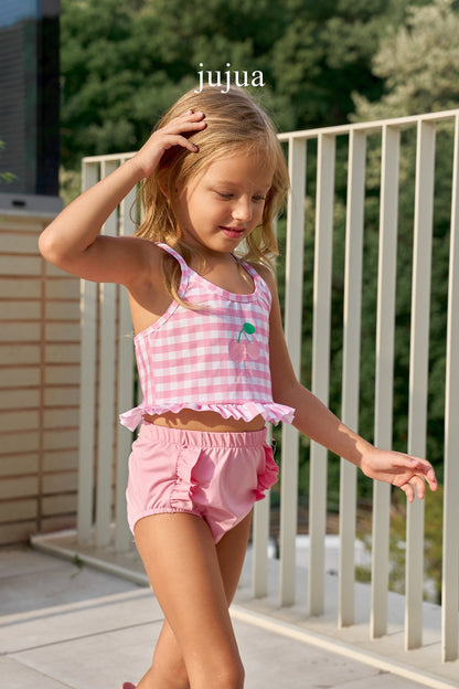jujua cherry swimwear hat set (80-120cm)