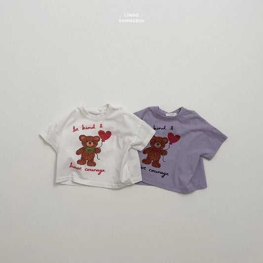 Lindo Bloom Bear T-shirt (85-125cm)