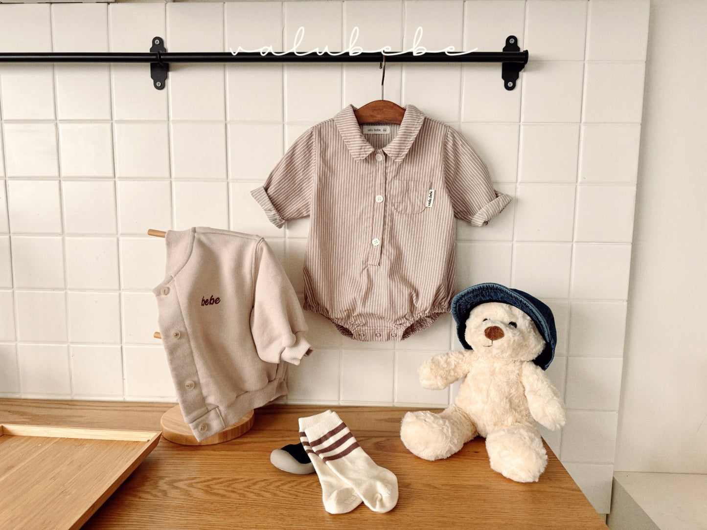 valubebe bebe baseball jumper (6-24m)