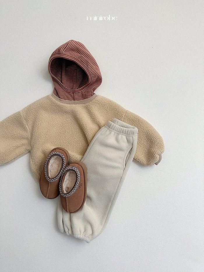 minirobe teddy jogger pants (75-110cm)