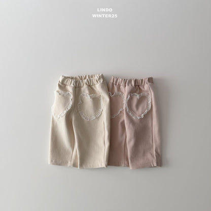 LINDO pocket heart pants (80-125cm)