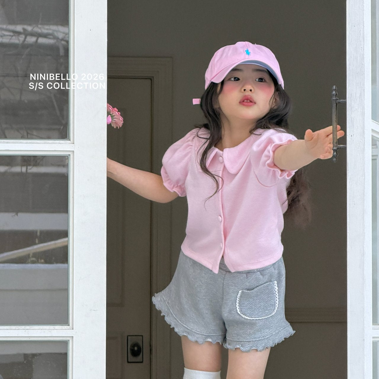 ninibello madeleine puff cardigan (80-130cm)