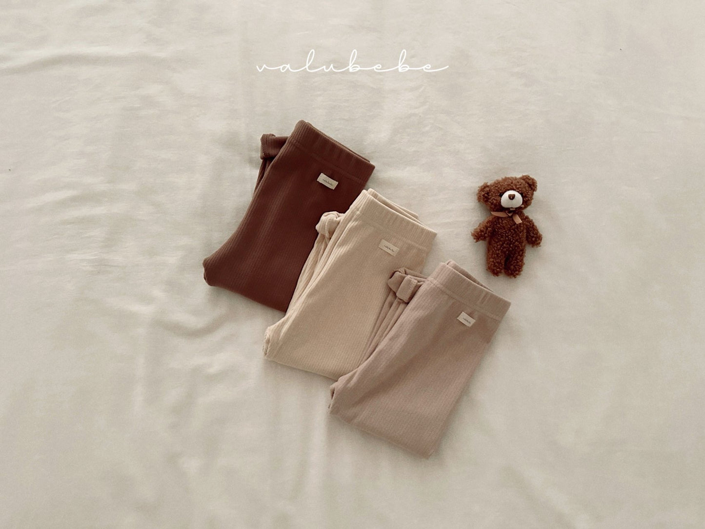 valubebe basic rib leggings (80-110cm)