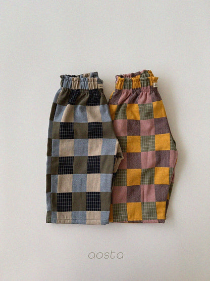 Aosta patchwork pants (~70-115cm)