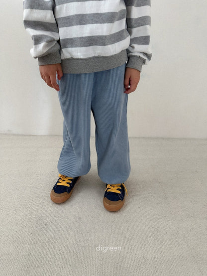 digreen flat waffle pants (85-130cm)