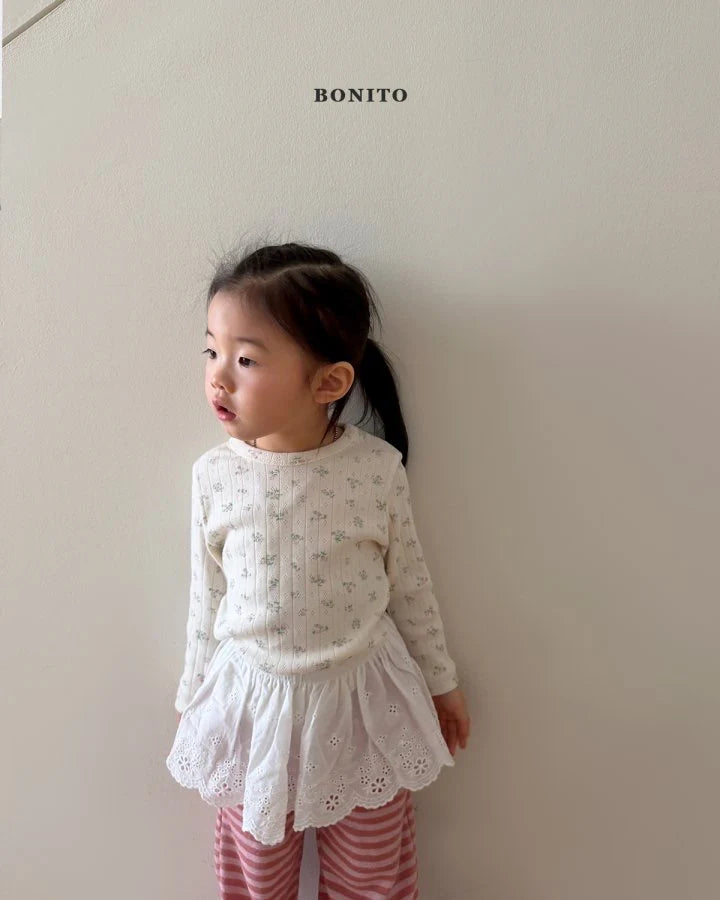 Bonito Eyelet T-shirt (~80-140cm)