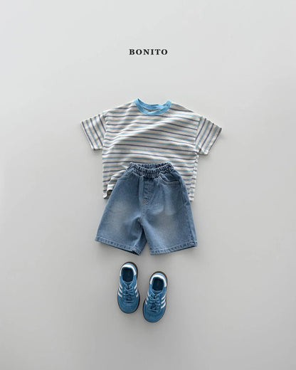 Bonito bermuda brushed denim pants (~80-140cm)
