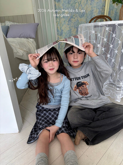 matilda&lee like color matching tee (85-165cm)
