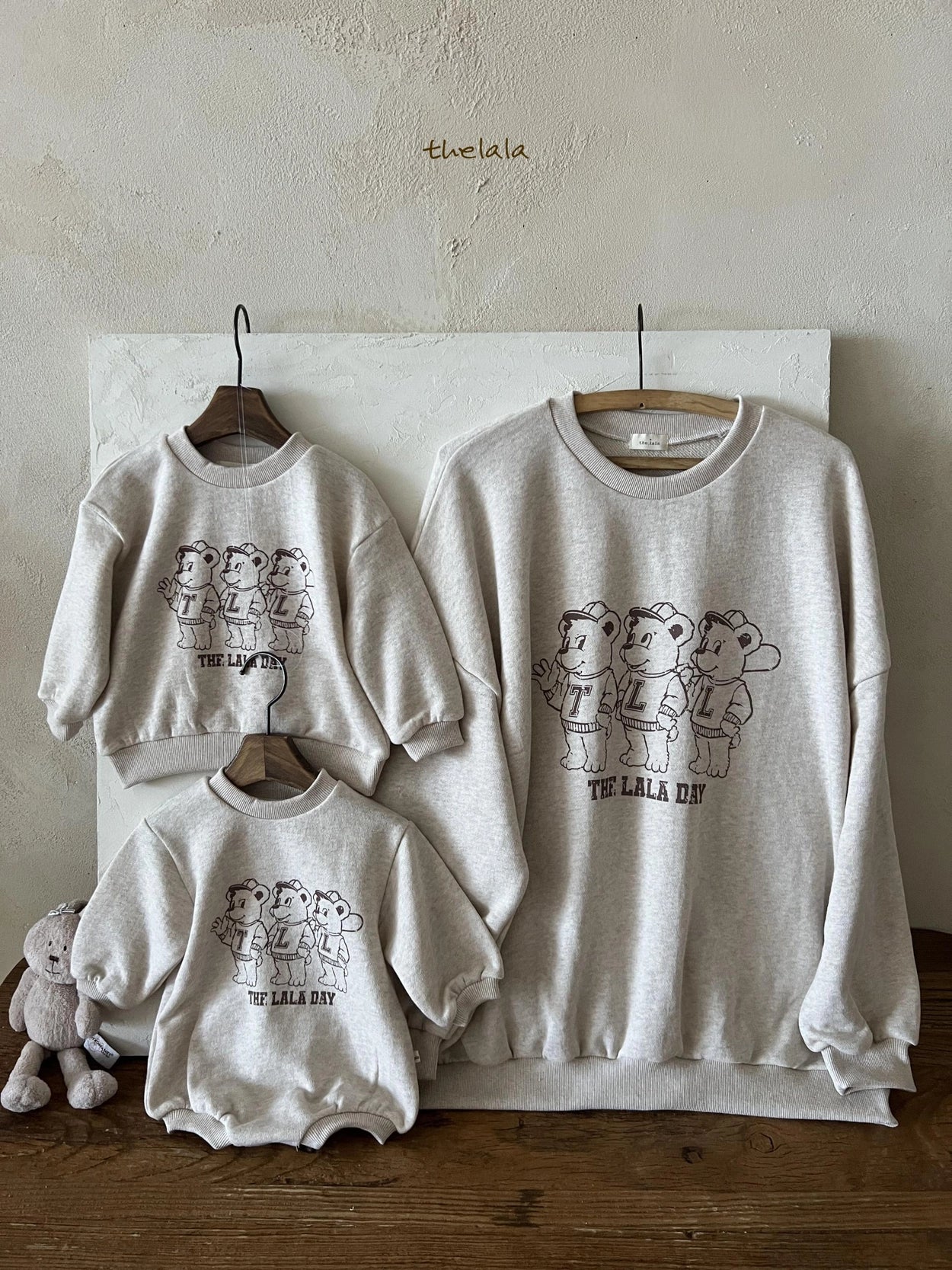 Lala Three Bear Man to Man (kids & adult)