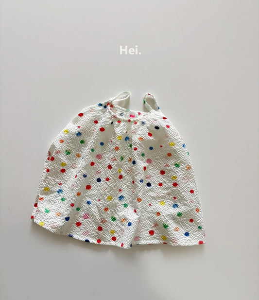 Hei 彩色點點連衣裙 (85-123cm)