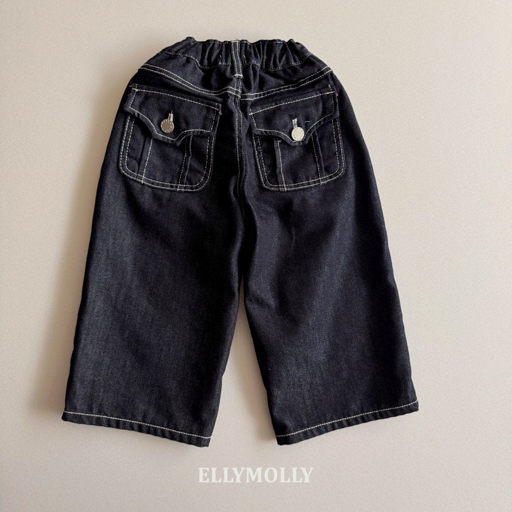 ELLYMOLLY flapback denim pt (90-160cm)