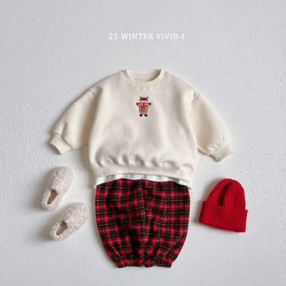 Vivid 聖誕小刺繡上衣 (75-135cm)