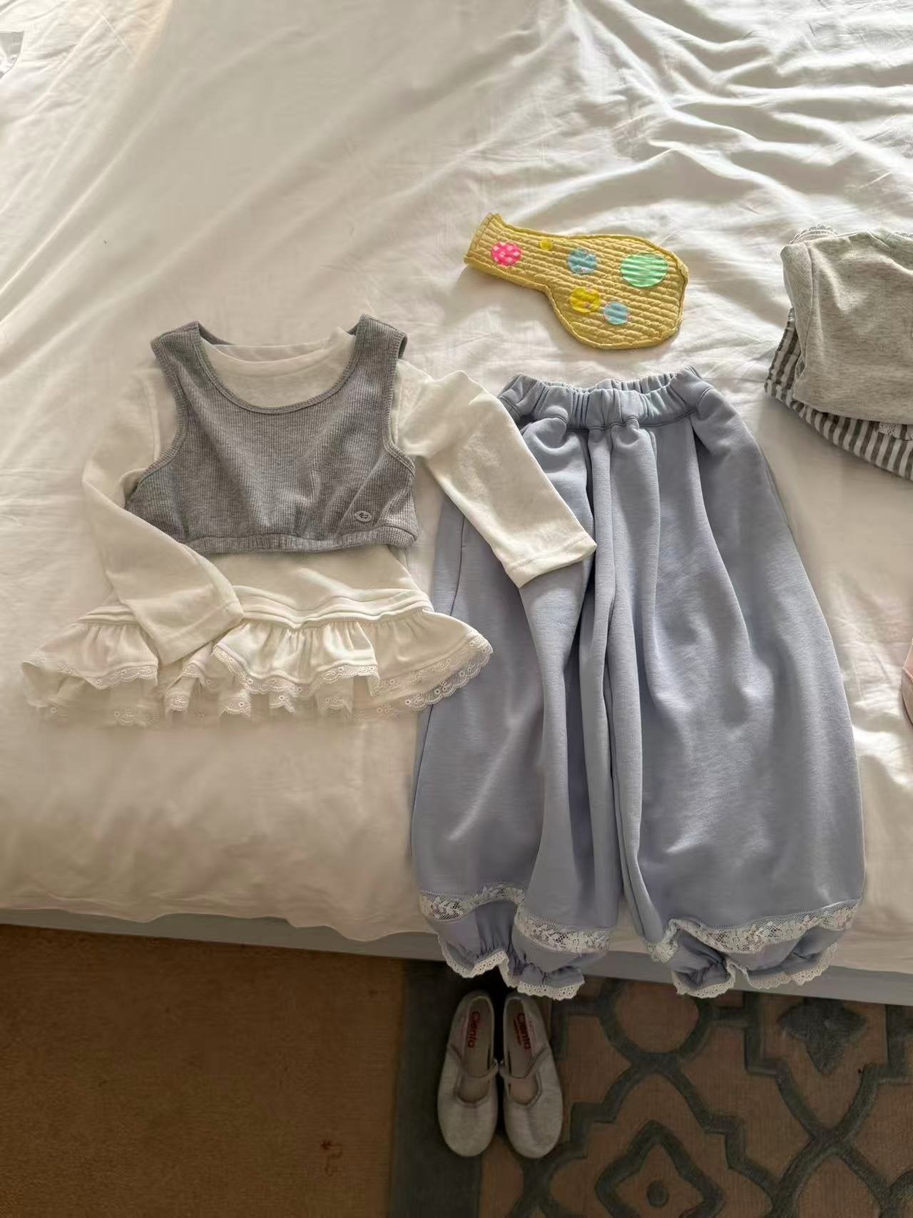 aiai blue milk jogger pants (95-140cm)