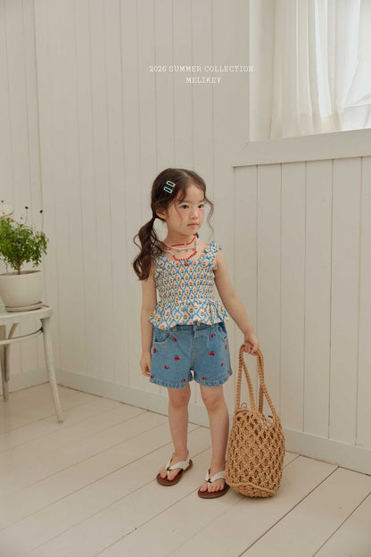 melikey mini cherry shorts (~80-140cm)