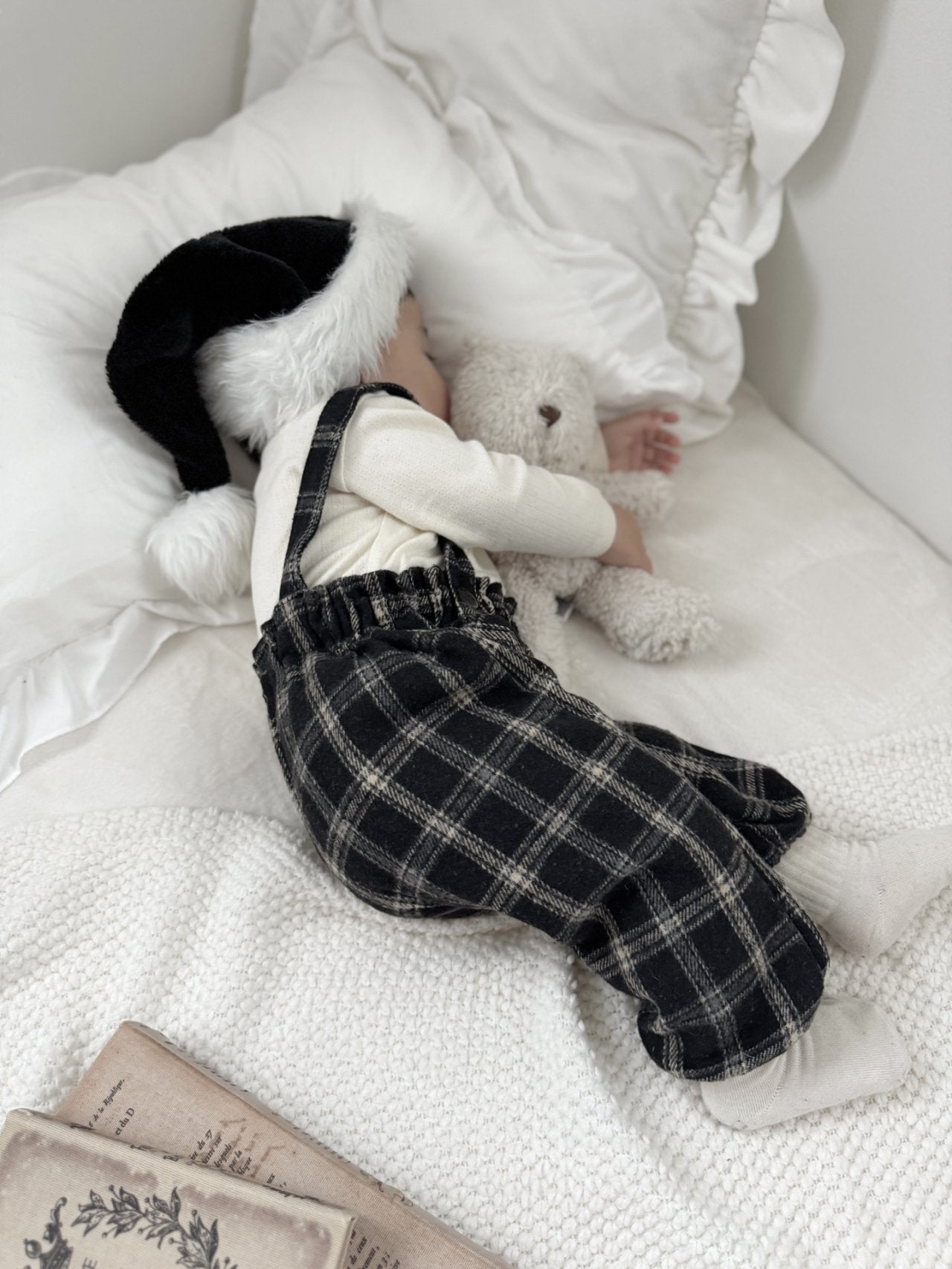 mimi market neko suspender pants (70-85cm)