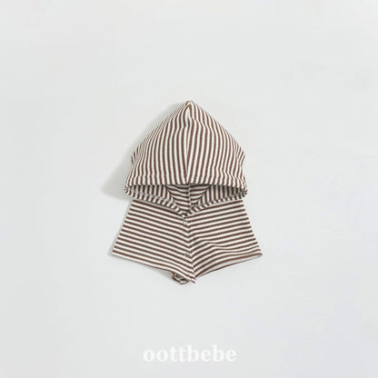 Oottbebe 條紋連帽頸圍