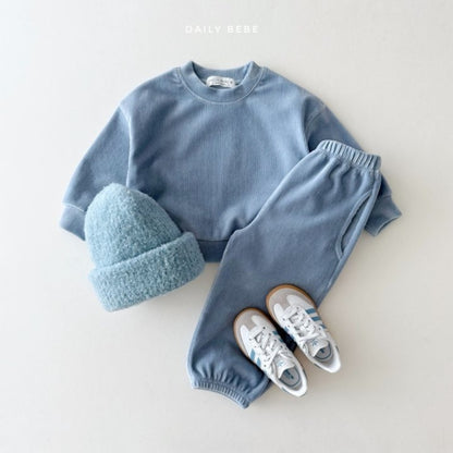 Dailybebe velour jogger SET-UP (75-140cm)