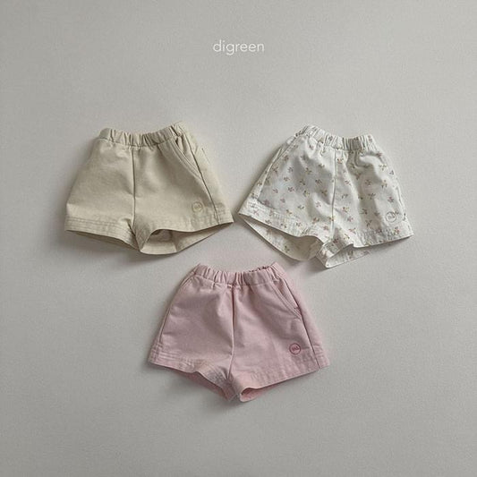 Digreen std圓圈刺繡短褲 (kids 85-130cm)