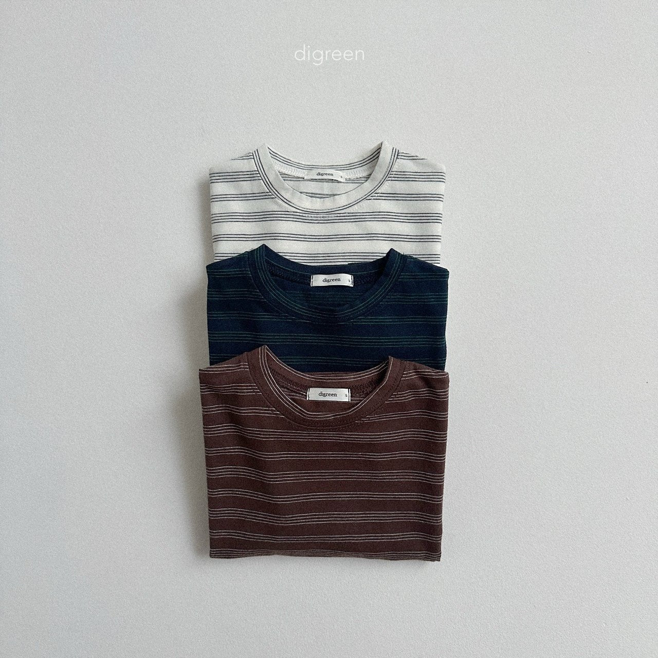 digreen pinstripe t-shirt (90-130cm)