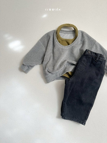 minirobe dart denim pants (75-110cm)