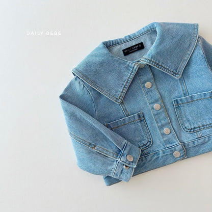 DAILYBEBE sailor denim jacket (75-145cm)
