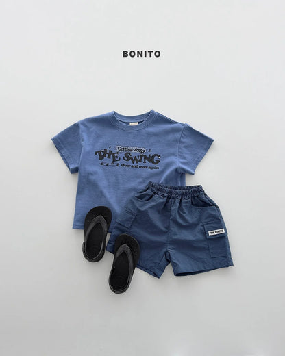Bonito summer cargo pants (~80-140cm)