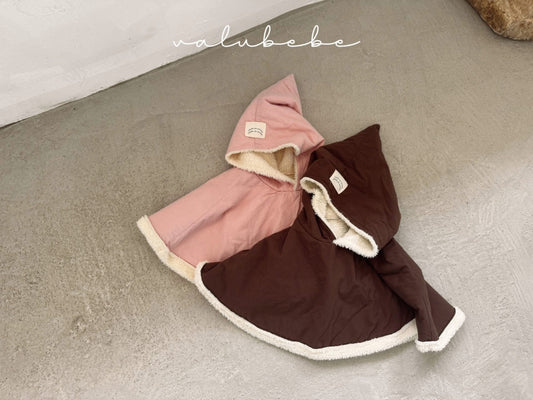 Valubebe 素色暖暖斗篷 ￼
