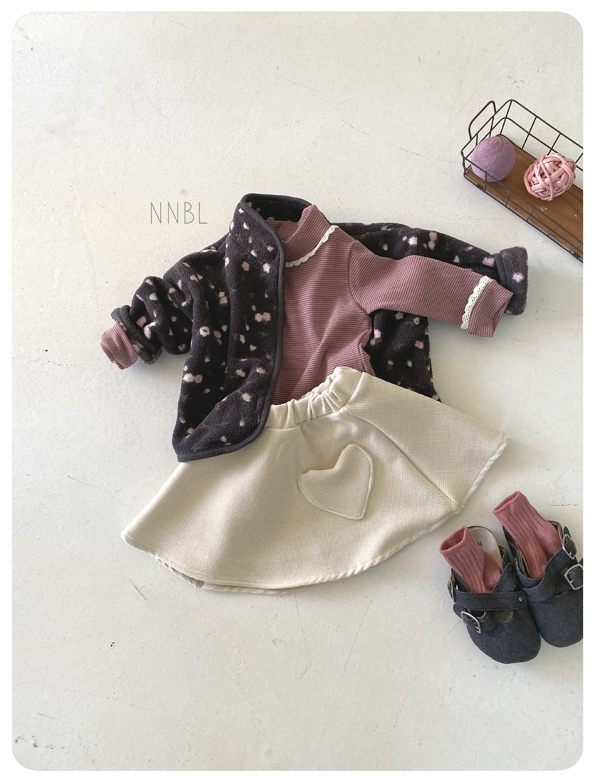 nunubiel heart skirt (75-120cm)