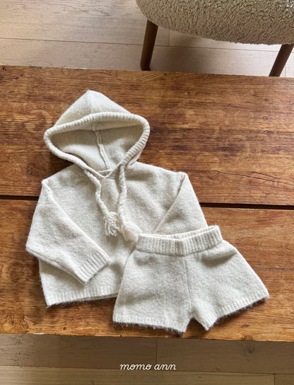 momoann knit hood set(mom)