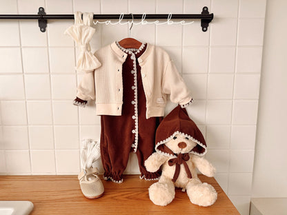 valubebe tokyo waffle cardigan (6-24m)