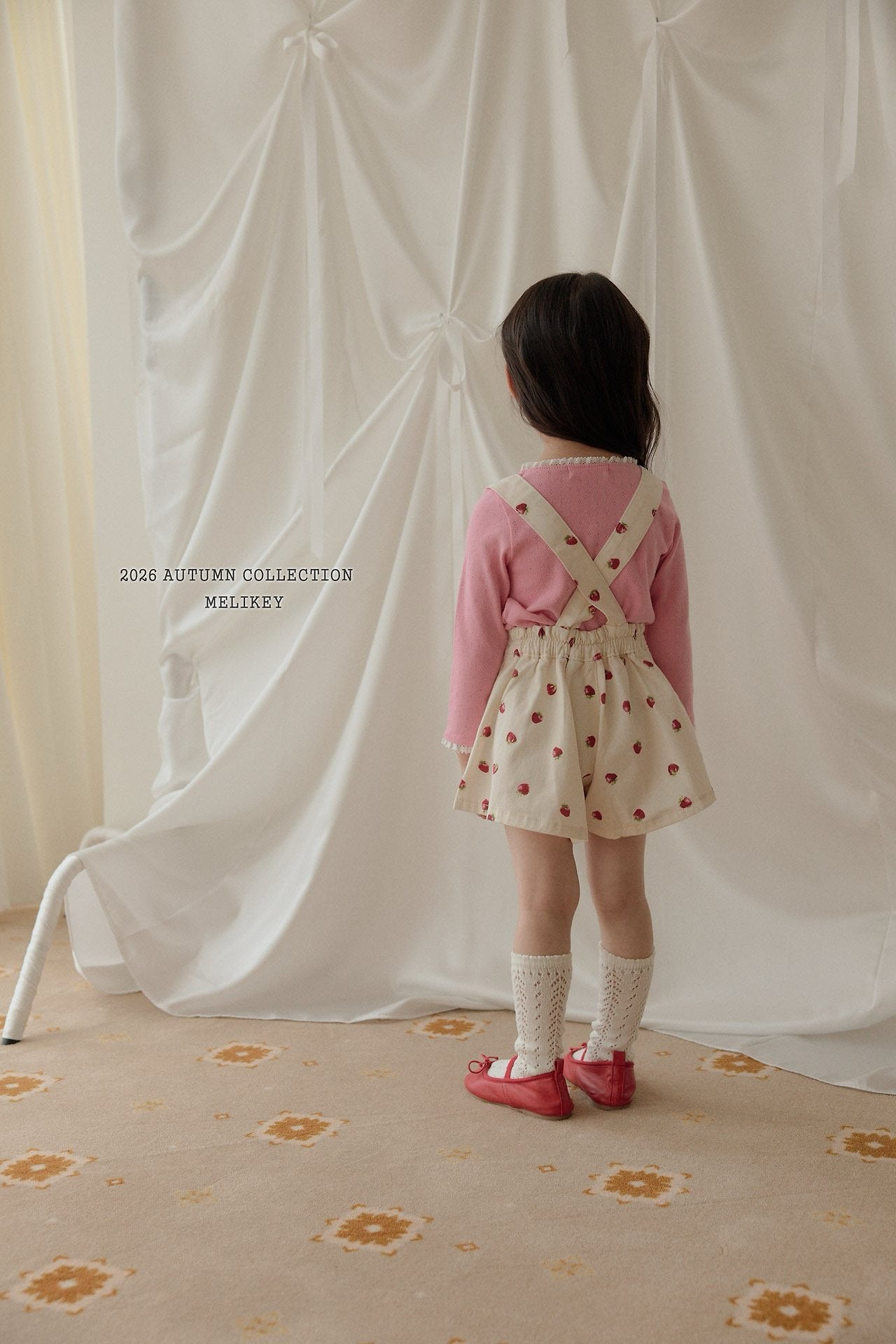 melikey strawberry heart suspender (~80-140cm)