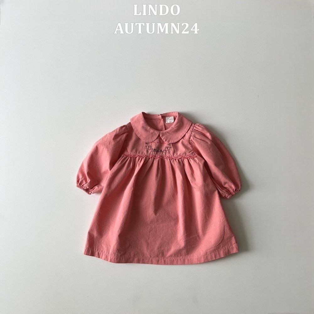 Lindo embroidery one-piece (80-125cm)