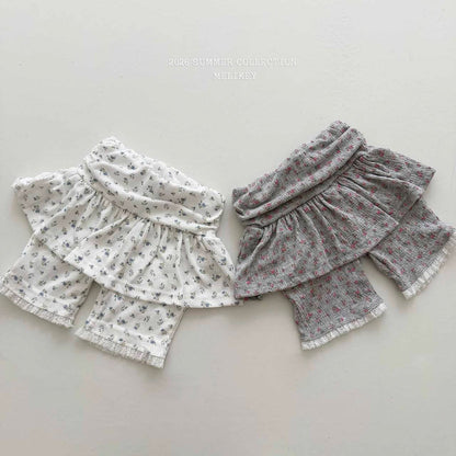 melikey shirred 5short skirt leggings (~80-140cm)