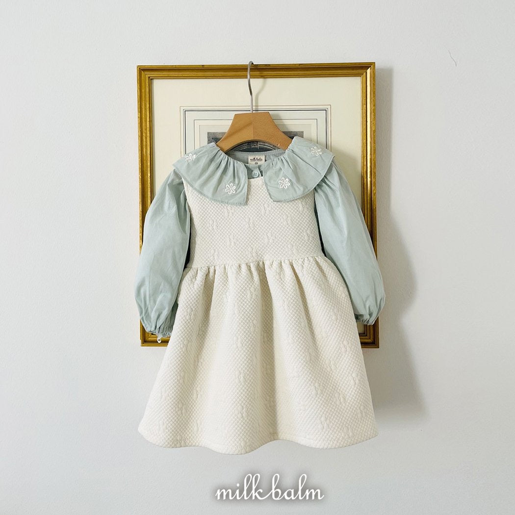 milkbalm jasmine pintuck blouse (75-125cm)