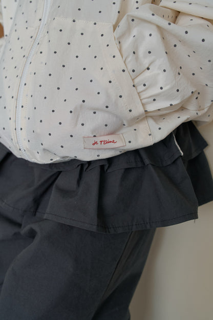 momoann dot zip up (90-140cm)