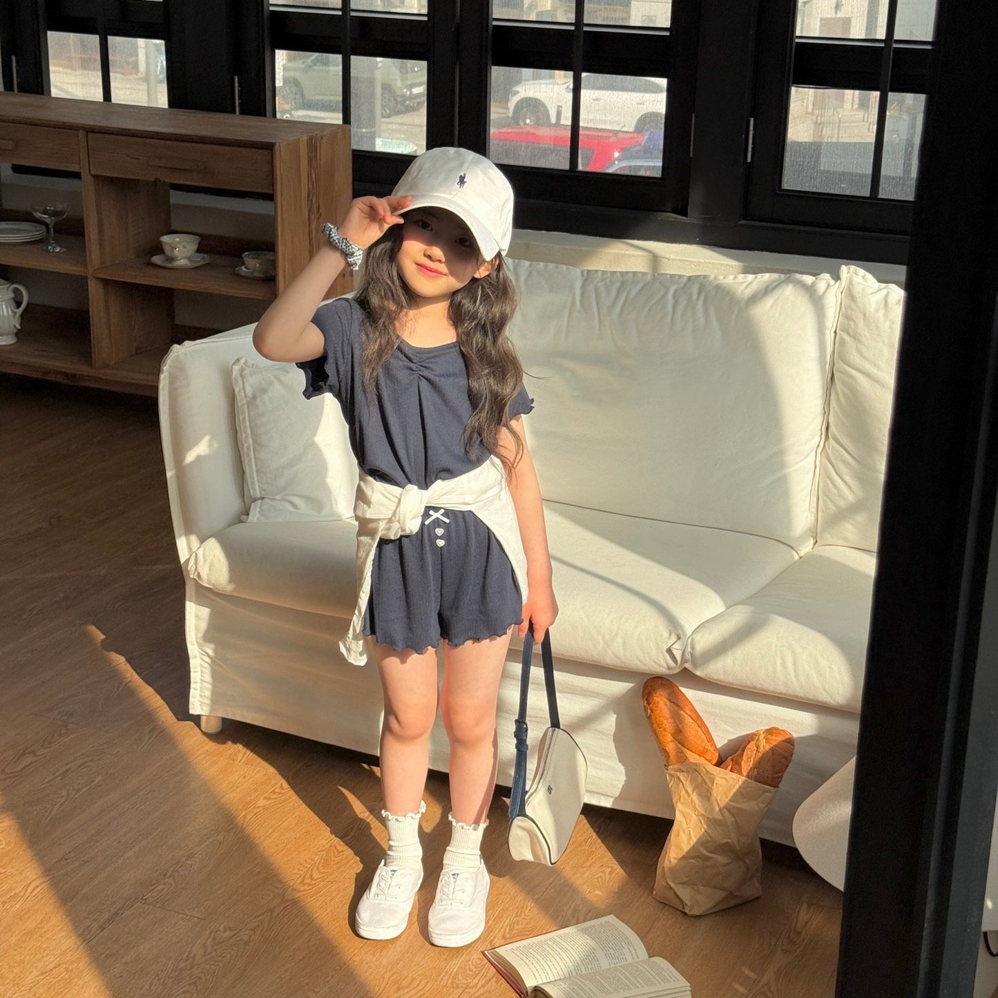 ninibello mellow eyelet tee (80-130cm)