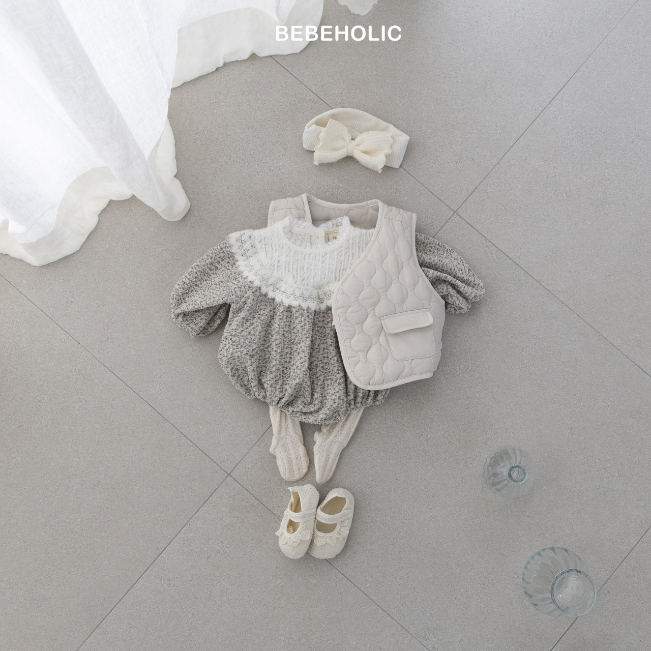 bebeholic celia lace suit (3-18m)