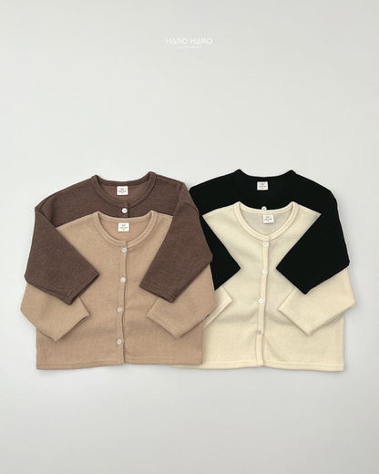 HAROHARO 1+1 Pumpkin knit cardigan (85-140cm)