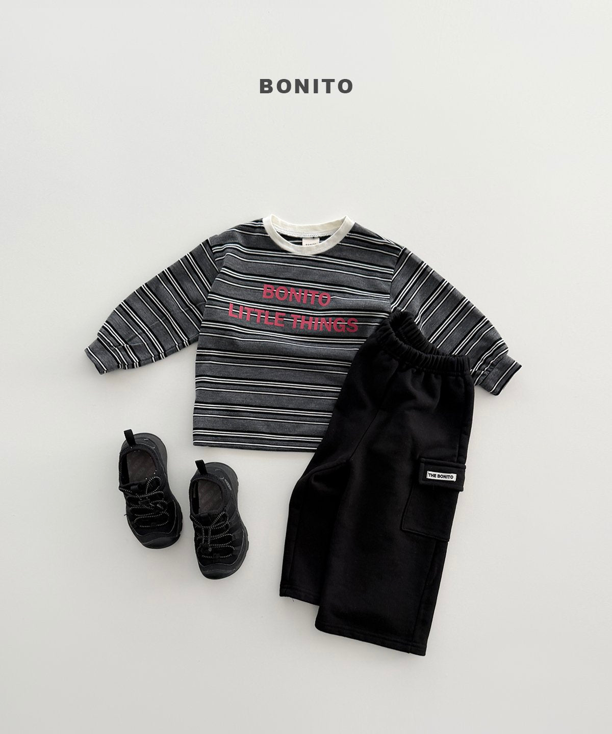 bonito french terry cargo pants (~80-140cm)