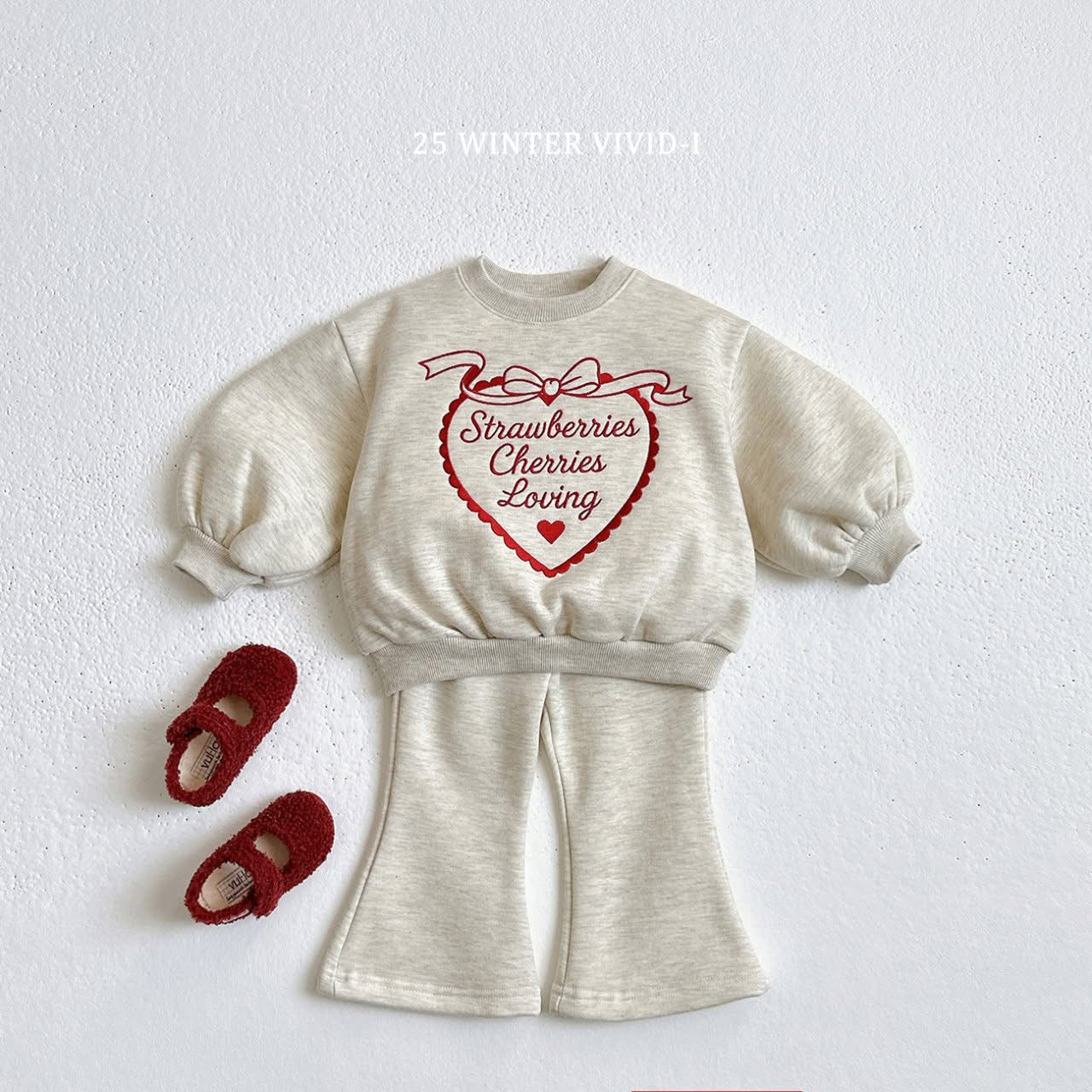 Vivid 愛心蝴蝶結套裝 (75-135cm)