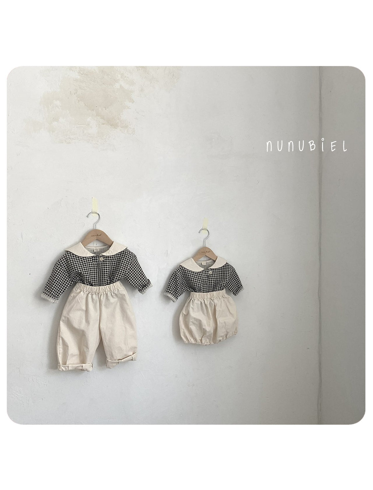 nunubiel check blouse (75-120cm)