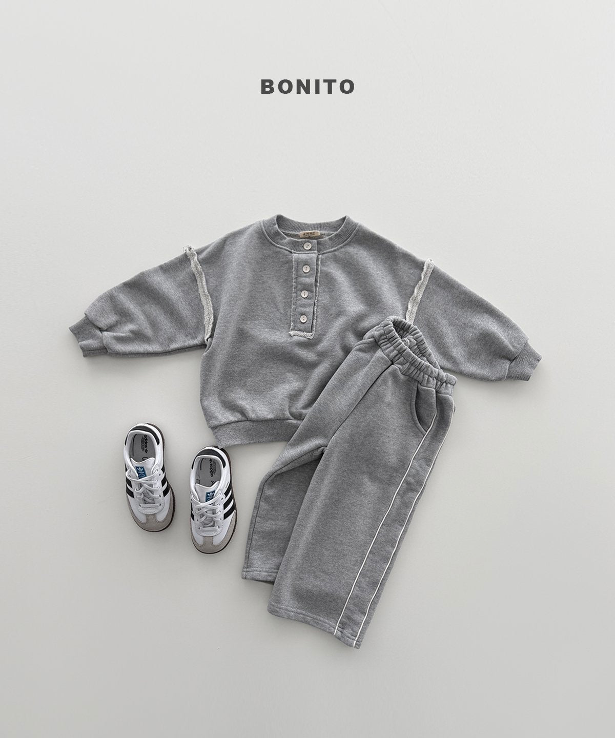bonito raw edge henley mtm (~80-140cm)