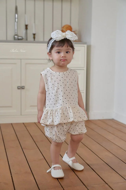 Bebenine Dots Frill Set (6-24m)