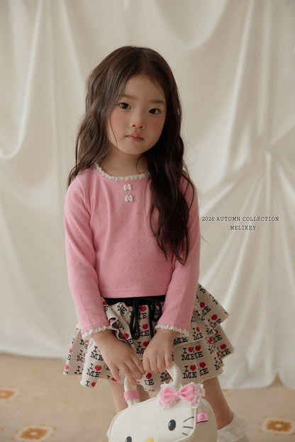 melikey ribbon button t (~80-140cm)