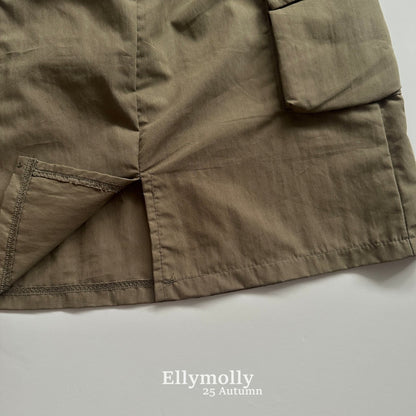ELLYMOLLY antique frill skirt (90-145cm)