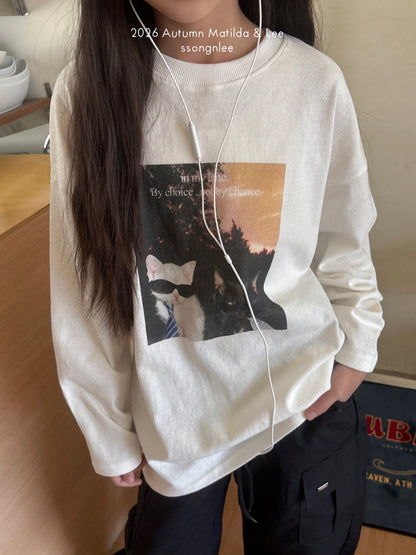 matilda&lee tie cat tee (85-165cm)