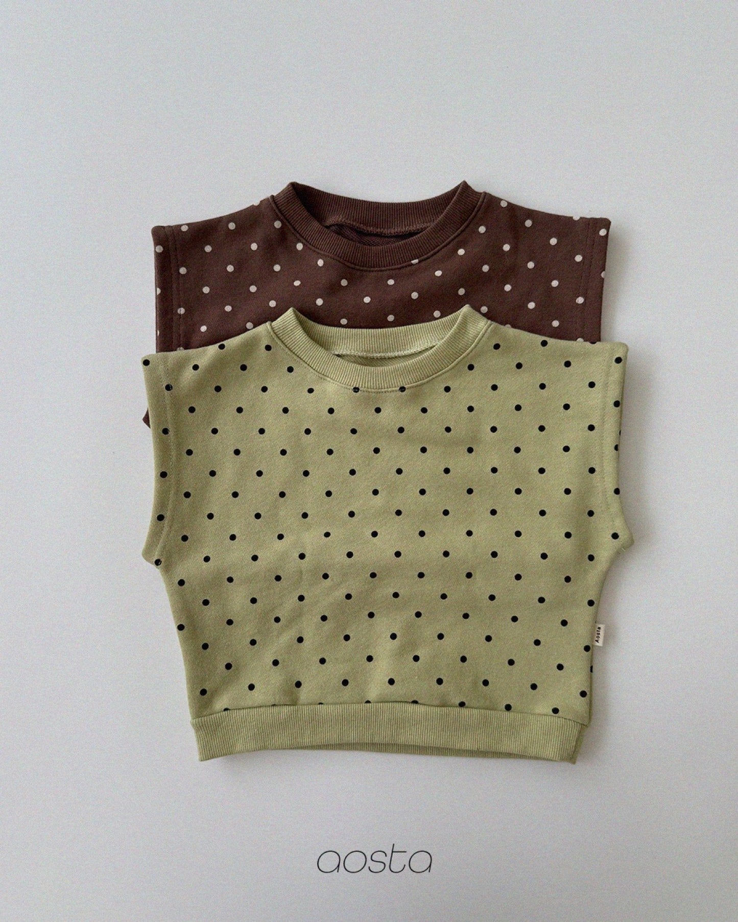 Aosta dot tongtong vest (~70-115cm)